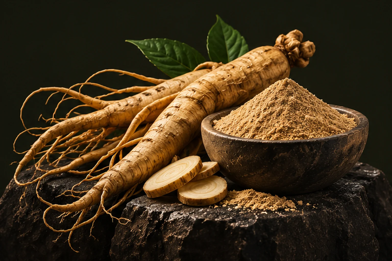 Panax ginseng root